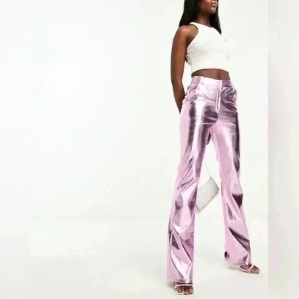 BNWT 7 for all mankind Women’s metallic pants size M